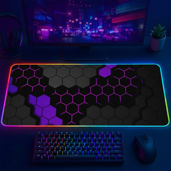 LÓT CHUỘT LED RGB 80×30 3DSPECTRA 9