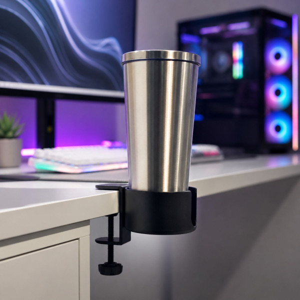 GIÁ ĐỠ CỐC KIM LOẠI V02 ĐEN