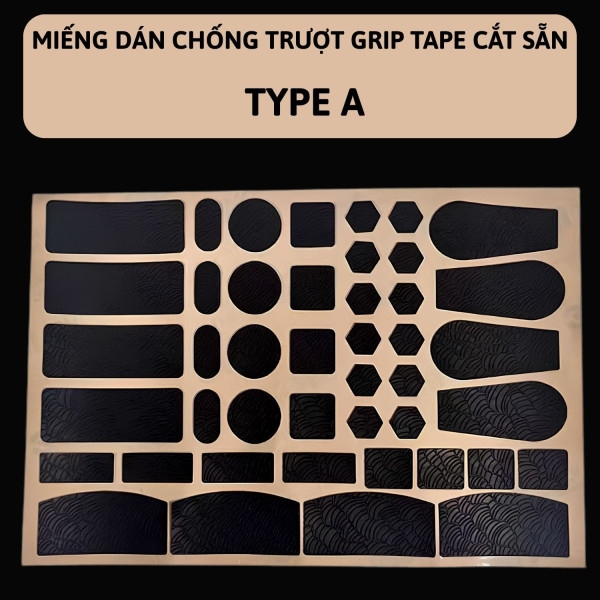 MIẾNG DÁN CHỐNG TRƯỢT GRIP TAPE CẮT SẴN TYPE A