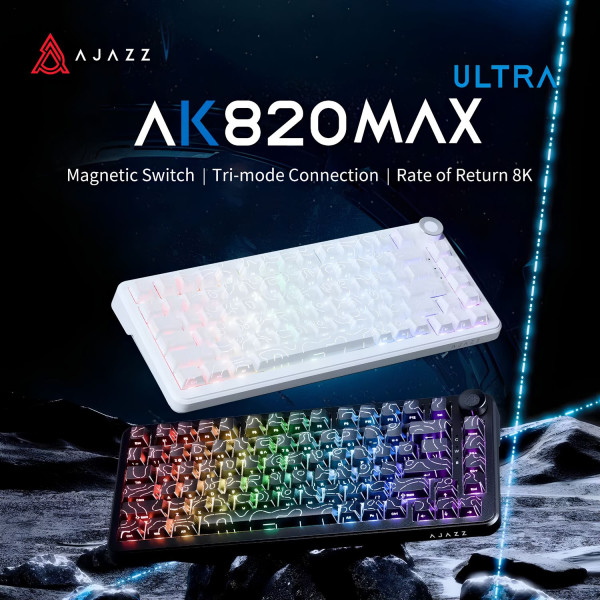 BÀN PHÍM CƠ AJAZZ AK820 MAX ULTRA RAPID TRIGGER MULTI MODES