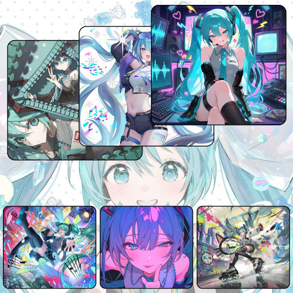 LÓT CHUỘT HATSUNE MIKU SIZE 35X30 DÀY 3MM