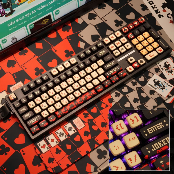BÀN PHÍM CƠ LEAVEN K108 PUDDING SERIES OUTEMU SILENT SWITCH