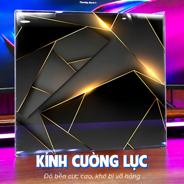 LÓT CHUỘT KÍNH CƯỜNG LỰC 3D SPECTRA GAMING SIZE 35X30 DÀY 3MM