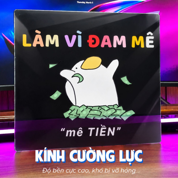 LÓT CHUỘT KÍNH CƯỜNG LỰC QUOTE CÔNG SỞ VĂN PHÒNG SIZE 35X30 DÀY 3MM