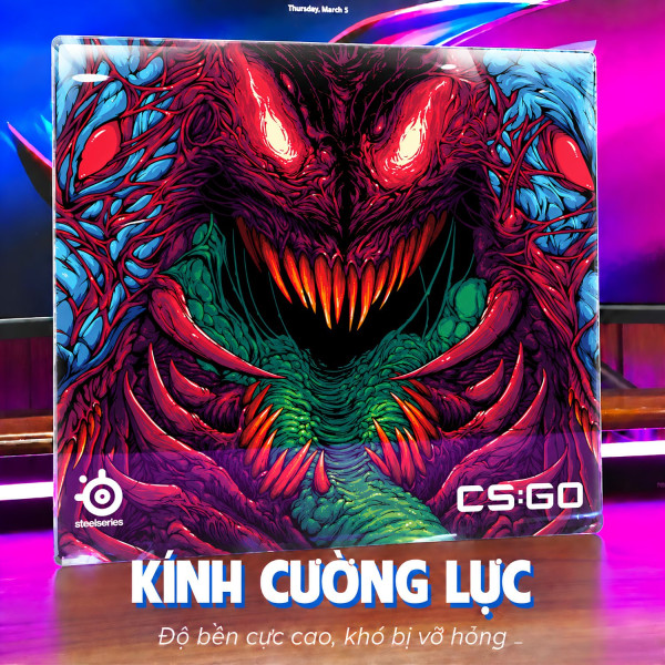 LÓT CHUỘT KÍNH CƯỜNG LỰC CSGO CS2 COUNTER STRIKE SIZE 35X30 DÀY 3MM
