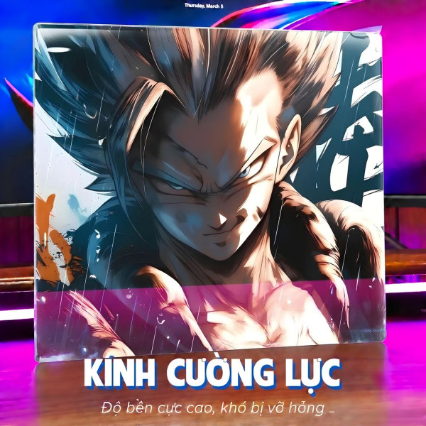 LÓT CHUỘT KÍNH CƯỜNG LỰC DRAGON BALL SIZE 45X40 DÀY 3MM