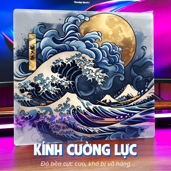 LÓT CHUỘT KÍNH CƯỜNG LỰC NHẬT BẢN JAPAN STYLE SIZE 45X40 DÀY 3MM