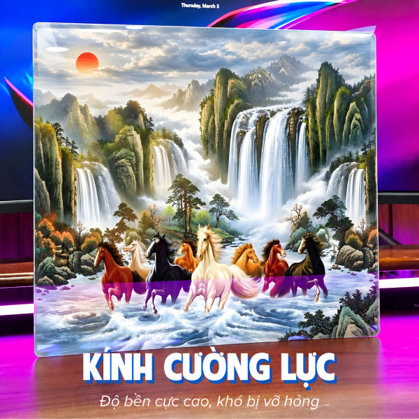 LÓT CHUỘT KÍNH CƯỜNG LỰC LINH VẬT PHONG THỦY SIZE 45X40 DÀY 3MM