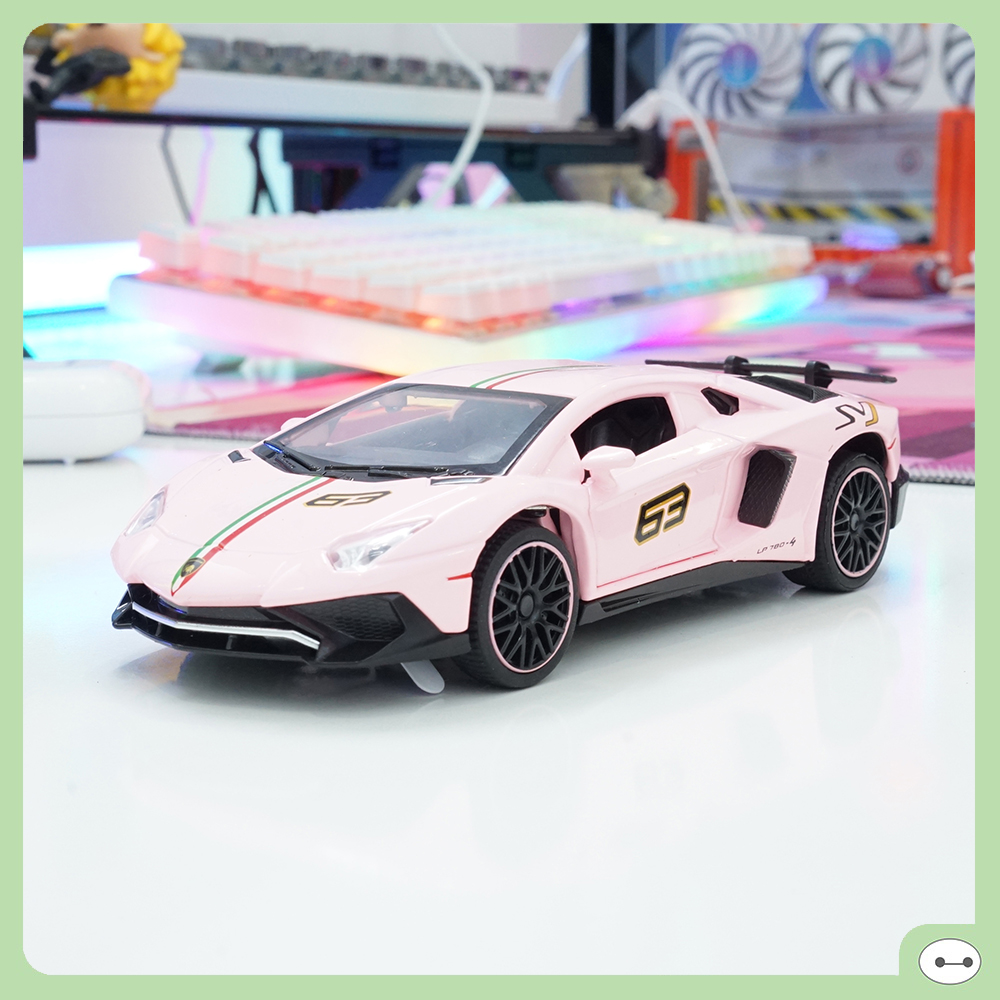 Mô hình ô tô đồ chơi siêu xe Lamborghini Lp740 132 bằng hợp kim như thật   MX16  Hàng Tốt Giá Gốc