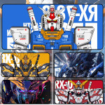 LÓT CHUỘT GUNDAM CỠ LỚN SIZE 90X40 DÀY 3MM