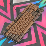 BỘ KEYCAP AKKO CHOCOLATE (PBT DOUBLE SHOT/ASA PROFILE/178 NÚT)