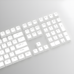 BỘ KEYCAP PUDDING HEJI SNAKE WHITE (PBT/OEM PROFILE/119 PHÍM)