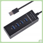 BỘ CHIA 4 CỔNG USB HUB 3.0 ĐEN