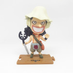 BỘ 10 MÔ HÌNH ONE PIECE BĂNG MŨ RƠM 9CM