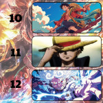 LÓT CHUỘT MONKEY D LUFFY ONE PIECE CỠ LỚN SIZE 90X40 DÀY 5MM
