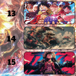 LÓT CHUỘT MONKEY D LUFFY ONE PIECE CỠ LỚN SIZE 90X40 DÀY 5MM