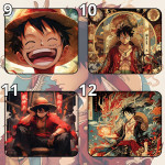 LÓT CHUỘT MONKEY D LUFFY ONE PIECE GAMING SIZE 35X30 DÀY 3MM