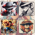 LÓT CHUỘT MONKEY D LUFFY ONE PIECE GAMING SIZE 35X30 DÀY 3MM