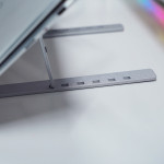 GIÁ ĐỠ LAPTOP NHÔM ALUMINUM LS886 GẤP GỌN TRẮNG