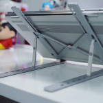 GIÁ ĐỠ LAPTOP NHÔM ALUMINUM LS886 GẤP GỌN TRẮNG