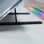 GIÁ ĐỠ LAPTOP NHÔM ALUMINUM LS886 GẤP GỌN ĐEN