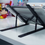 GIÁ ĐỠ LAPTOP NHÔM ALUMINUM LS886 GẤP GỌN ĐEN