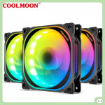 QUẠT LED CASE COOLMOON U1 LED RGB 12CM