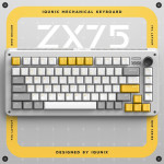 BÀN PHÍM CƠ IQUNIX ZX75 GRAVITY WAVE CHERRY RED SWITCH