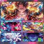 LÓT CHUỘT MONKEY D LUFFY ONE PIECE CỠ LỚN SIZE 90X40 DÀY 5MM