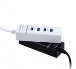 BỘ CHIA 4 CỔNG USB HUB 3.0 TRẮNG