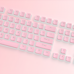 BỘ KEYCAP PUDDING HEJI SNAKE LIGHT PINK (PBT/OEM PROFILE/119 PHÍM)