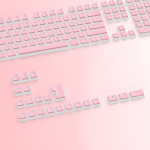 BỘ KEYCAP PUDDING HEJI SNAKE LIGHT PINK (PBT/OEM PROFILE/119 PHÍM)