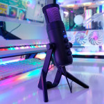 MICROPHONE THU ÂM HYLANG 900MAX LED RGB ĐEN