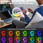 ĐỒNG HỒ LOA BLUTOOTH N69 LED RGB TRẮNG