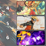 LÓT CHUỘT UZUMAKI NARUTO CỠ LỚN SIZE 80X30 DÀY 3MM