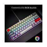 BÀN PHÍM CƠ NEWMEN GM610 KEYCAP EXTRA DUAL MODE BLUE SWITCH