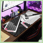 PAD 94 KEYBOARD ĐEN TRẮNG DÀY 5MM