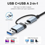 BỘ CHIA USB HUB 3.0 NHÔM 7 IN 1 LDH-7C