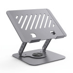 GIÁ ĐỠ LAPTOP NHÔM GẤP GỌN QUAY 360 ĐỘ LS263 ĐEN