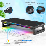 ĐẾ KÊ MÀN HÌNH LED RGB BT109 KIÊM USB HUB