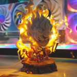 MÔ HÌNH LUFFY GEAR 5 NIKA CHIBI SUMO FORM BẢN CÓ LED 15CM