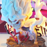 MÔ HÌNH LUFFY GEAR 5 NIKA CHIBI SUMO FORM BẢN CÓ LED 15CM