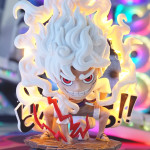 MÔ HÌNH LUFFY GEAR 5 NIKA CHIBI SUMO FORM BẢN CÓ LED 15CM