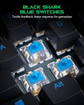 BÀN PHÍM CƠ BLACK SHARK BK-K1 ĐEN BLUE SWITCH