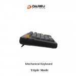 BÀN PHÍM CƠ DAREU EK98 PRO TRIPLE MODE BLACK GOLDEN DAREU DREAM SWITCH