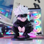 MÔ HÌNH GOJO SATORU AI CHIBI NGỒI 16CM