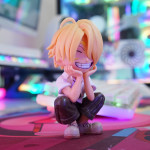 BỘ 3 MÔ HÌNH LUFFY - ZORO - SANJI AI CHIBI NGỒI 13CM