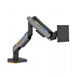 GIÁ ĐỠ MÀN HÌNH HUMANMOTION T9 PRO II LED RGB XÁM