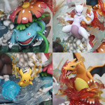 MÔ HÌNH POKEMON TỔNG HỢP EVOLUTION LED 37CM