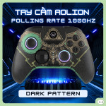 TAY CẦM AOLION ALNS2286 DARK GRAY RGB MULTI MODES